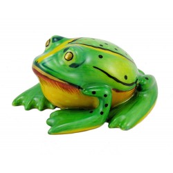 Hungarian Porcelain Hollohaza Frog Figurine