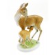 Hungarian Porcelain Herend Deer with Fawn Figurine 