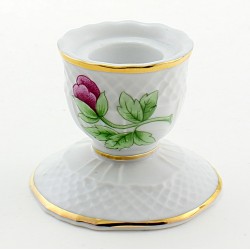 Hungarian Porcelain Hollohaza Candle Holder