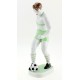 Hungarian Porcelain Hollohaza Football Player Figurine