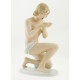 Large Wallendorf Porcelain Woman Figurine 