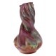 Hungarian Art Pottery Swirl Vase By Ferenc Halmos