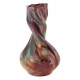 Hungarian Art Pottery Swirl Vase By Ferenc Halmos