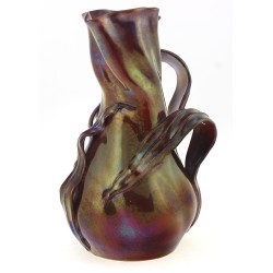 Hungarian Art Pottery Vase By Ferenc Halmos
