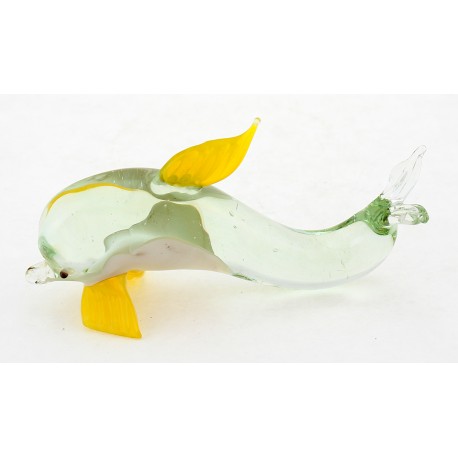 Murano Glass Dolphin Figurine Art Glass 