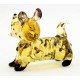 Murano Style Glass Fox Terrier Figurine Art Glass