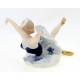 Vintage Wallendorf Cobalt Ballerina Girl Figurine