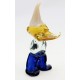 Murano Style Art Glass Dwarf Figurine - Blue Pants