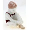Vintage Hungarian Boy Figurine By Aquincum