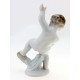 Hungarian Porcelain Herend Boy Figurine