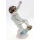 Herend Boy Figurine Hungarian Porcelain Anniversary Mark