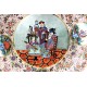 Antique Herend Anton Oriental Decor Cake Stand or Fruit Stand