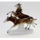 Carl Scheidig Running Horses Figurine German Porcelain