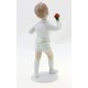 Wallendorf Boy Figurine with Flower German Porcelain