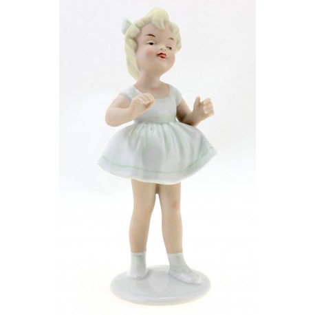 Wallendorf Little Girl Figurine German Porcelain