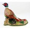 Lynn Chase Pheasant Center Piece Candle Holder 