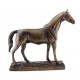 Solid Bronze Horse Sculpture 16 Inch Long