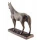 Solid Bronze Horse Sculpture 16 Inch Long