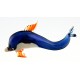 Murano Style Art Glass Blue Dolphin Figurine 