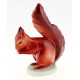 Vintage Hollohaza Squirrel Figurine 1960s
