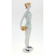 Vintage Hollohaza Girl with Ball Hungarian Porcelain