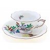 Herend Mocha Coffee Cup & Saucer Dated 1944