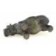 Solid Bronze Hippopotamus Figurine by Pal Gyulavari