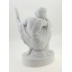Large Herend Lady with Mirror Figurine