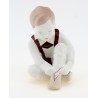 Vintage Hungarian Porcelain Aquincum Boy Figurine