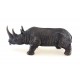 Solid Bronze Rhinoceros Figurine Heavy