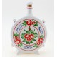 Hollohaza Flask Hungarian Porcelain Flask