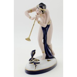 Royal Dux Snake Charmer Figurine