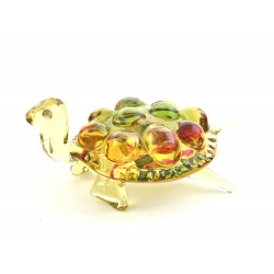 Murano Style Art Glass Turtle Figurine – Small Murano Turtle