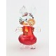 Murano Style Art Glass Pig Figurine – Small Murano Pig Red
