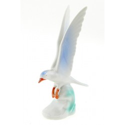 Vintage Hungarian Porcelain Hollohaza Bird Seagull Figurine