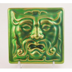 Zsolnay Green Eosin Tile – Prometheus