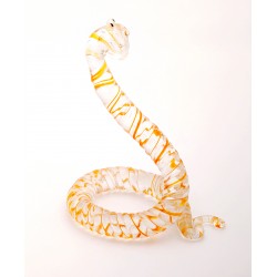 Murano Style Art Glass Snake Figurine Cute