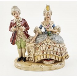 Vintage GDR Porcelain Couple Figurine - Made in Germany