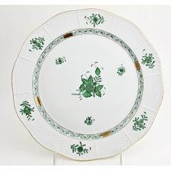 Herend Green Chinese Bouquet Serving Platter
