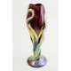 Zsolnay Eosin Art Nouveau Tulip - Dark Red