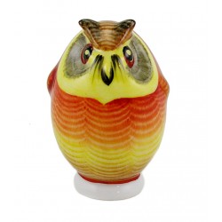 Hungarian Porcelain Hollohaza Owl Figurine