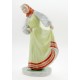 Vintage Hungarian Porcelain Herend Folk Dancer Woman Figurine
