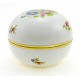 Vintage Hungarian Porcelain Herend Tulipe Bouquet Covered Dish 