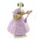 Large Herend Lady Playing on Guitar Figurine MRS Dery Signed 