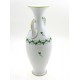 Hungarian Porcelain Herend Persil Decor Vase 13-Inch Tall