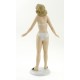 Wallendorf Porcelain Girl Figurine In Bikini