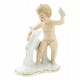 Wallendorf Porcelain Cherub Figurine with Fawn